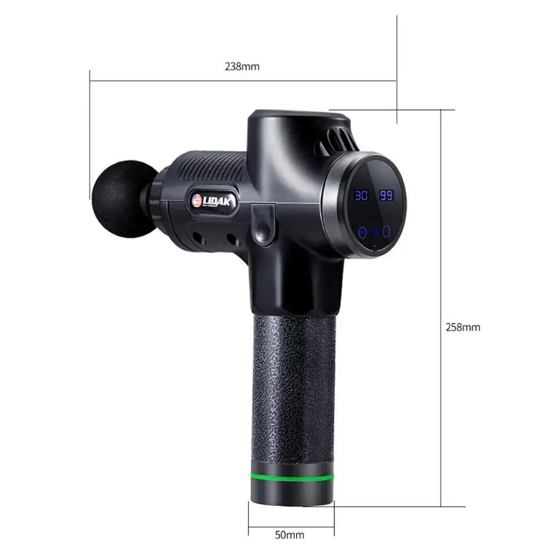 

New Massage Gun Rechargeable Deep Tissue Percussion Muscle Massager for Pain Relief Handheld Electric Body Massager