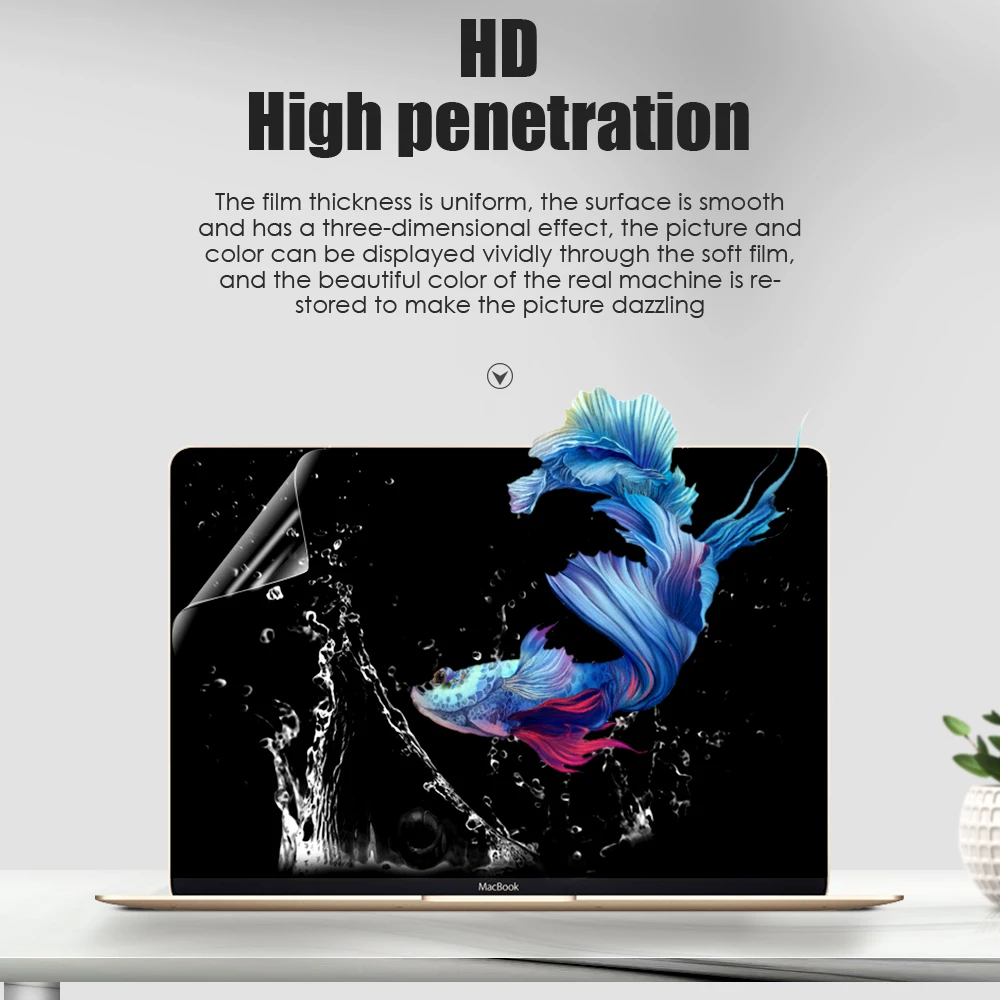HD Экран протектор для MacBook Pro 13 15 Air 3 2020 сенсорный BarA2337 A2338 мягкий прозрачный стикер