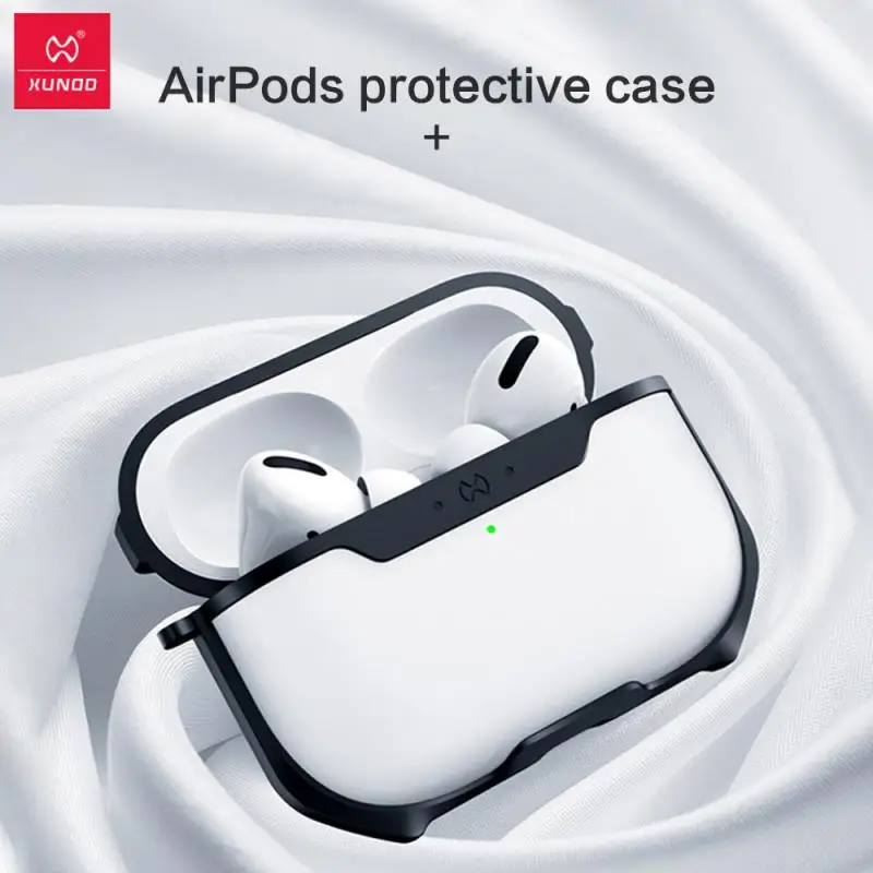 Чехол для Apple AirPods Pro беспроводной Bluetooth чехол наушников прозрачный устойчивый к