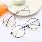 Женские винтажные оптические очки в металлической оправе, с защитой от сисветильник