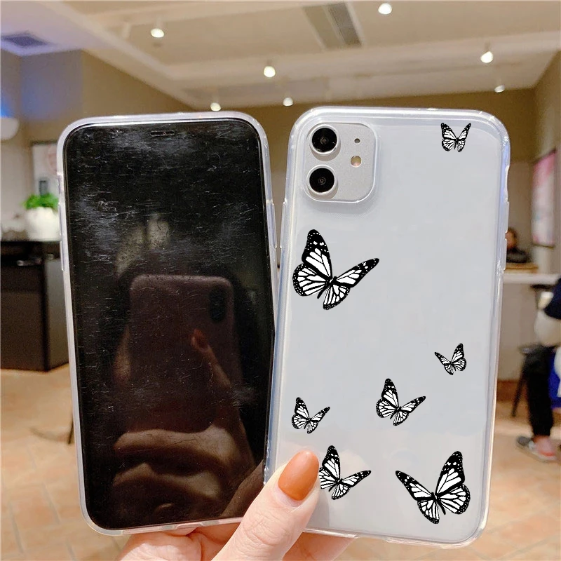case for xiaomi mi 11 11i 10t lite 9 se 8 poco x3 nfc f3 m3 redmi note 10 9 8 pro 10s 9t 9s 8t cute color butterfly phone cover free global shipping