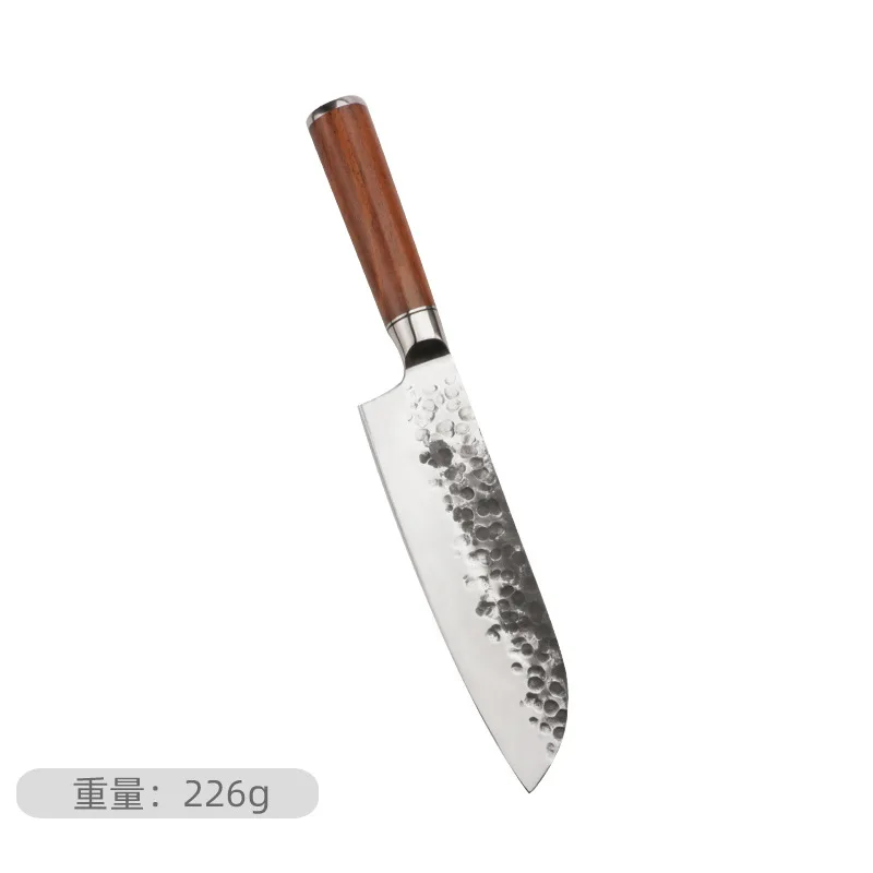 

Hand Forged Knife Cooking Knife Hammer Grain Mirror Light Small Kitchen Knife Meat Cleaver Chef Multi-purpose Knife