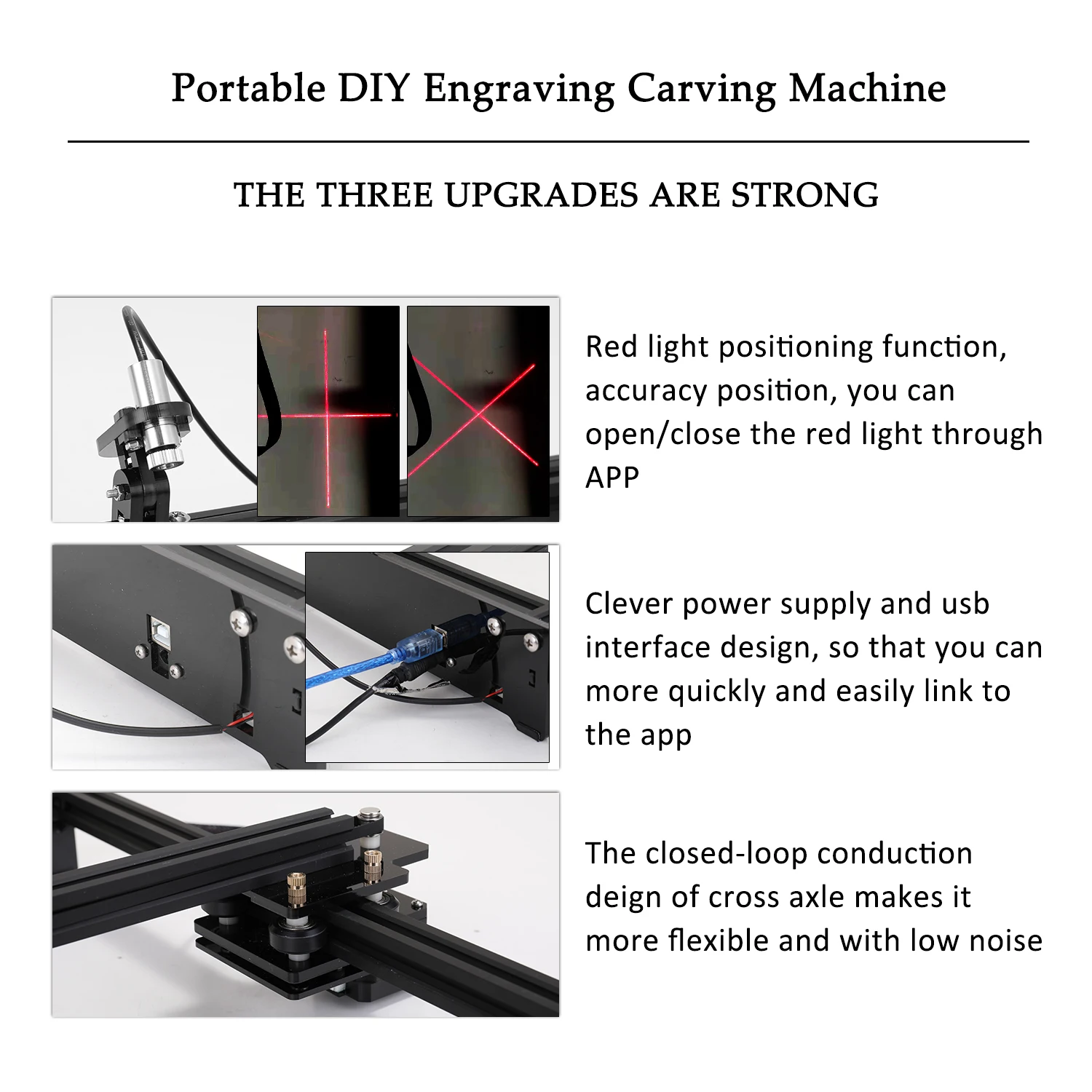 

New 5500mw/10w/15w/20w laser cnc Desktop Engraver Portable DIY laser Engraving Carving Machine Mini Carver