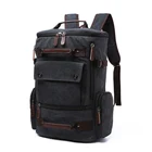 Мужской рюкзак, винтажный холщовый рюкзак, мужские дорожные школьные сумки, Большой Вместительный рюкзак для ноутбука, рюкзак Sac Dos Homme Mochilas
