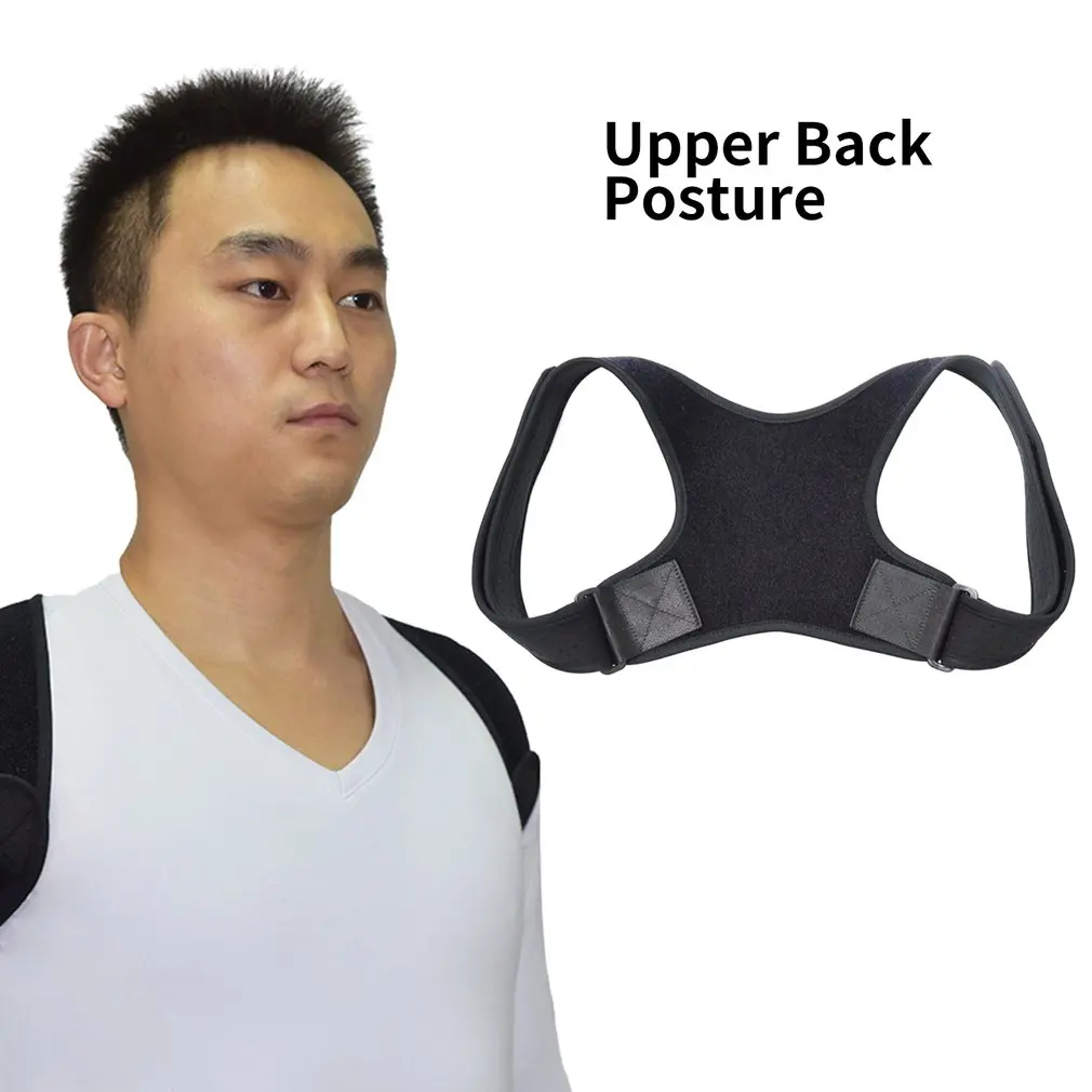 

New Upper Back Posture Corrector Posture Clavicle Support Corrector Back Straight Shoulders Brace Strap Correctpor