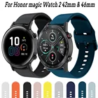 Ремешок силиконовый для Honor magic Watch 2 42 мм 46 мм, браслет для наручных часов Huawei watch GT 2, 20 мм 22 мм