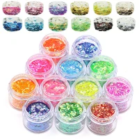 1kg nail chunky sequins high flashing nail glitter flakes holographic nail art paillette mixed color confetti glitter in bulk