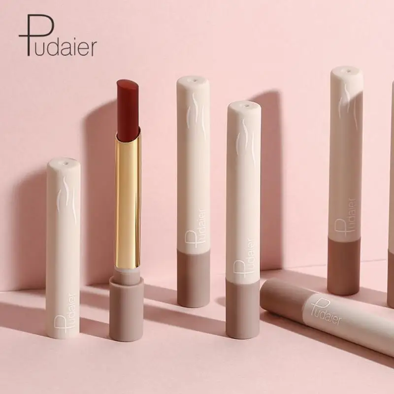 

16 Color Matte Lipstick Non-stick Cup Waterproof Smooth Creamy Texture Easy To Wear Lip Gloss Attractive Lip Makeup TSLM1
