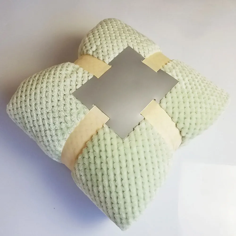 light green 3D пушистые супер мягкое Детское покрывало розовый синий уютное детское одеяло Весенняя одежа для малышей, комплекты постельные принадлежности одеяло из флиса кораллового цвета с мехом детская Одеяло - Цвет: light green