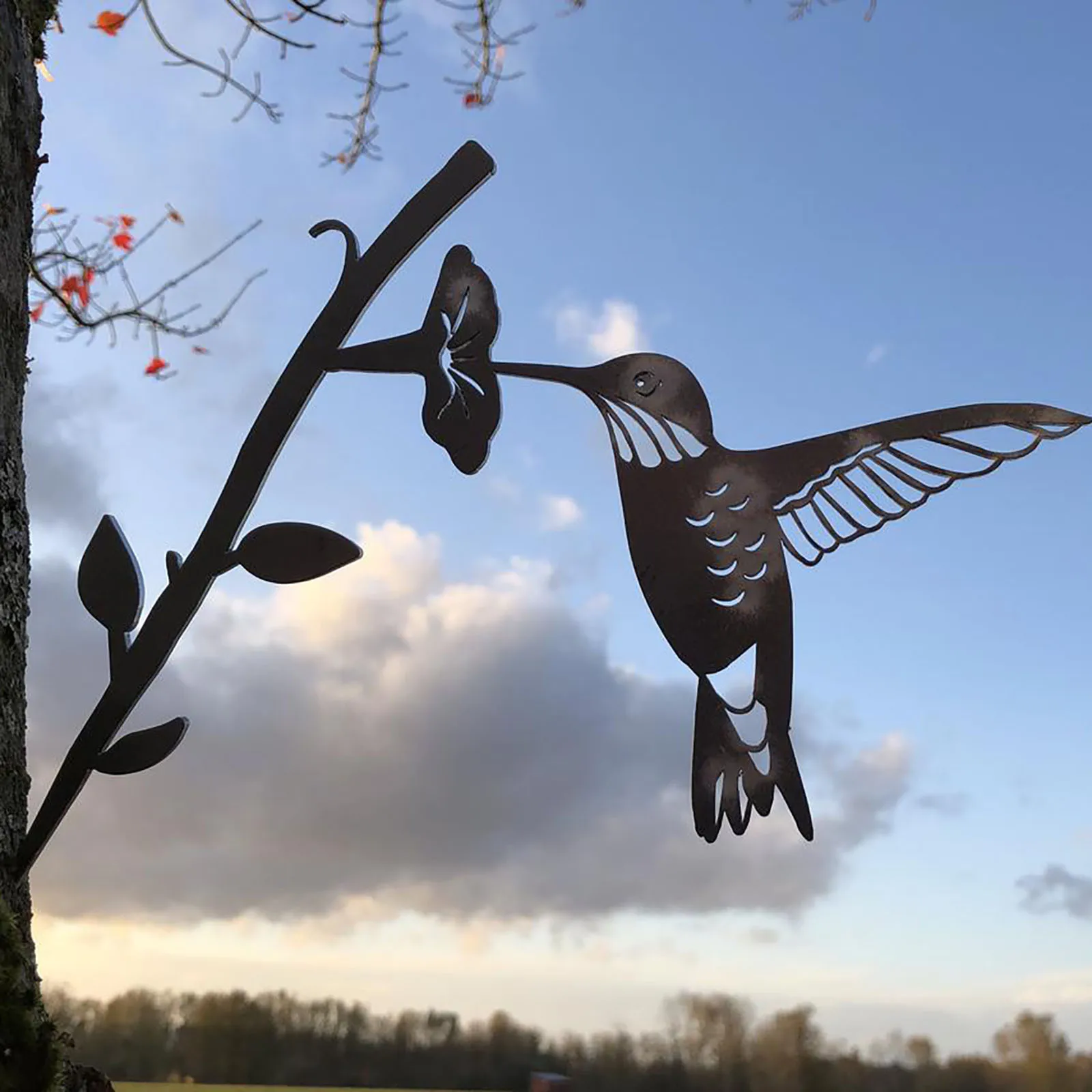 

Hummingbird Metal Bird Art Decoration For Your Yard Or Tree Metal Art And Yard Garden decoration outdoor bird decoration sign