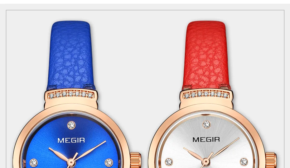 MEGIR модные женские часы Reloj Mujer маленькие кварцевые женские часы Womem браслет часы Damen Uhren Montres Femme дропшиппинг