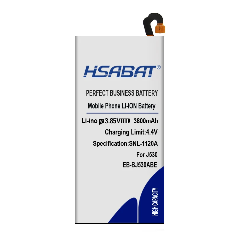 Аккумулятор HSABAT EB BJ530ABE 3800 мАч для Samsung j530 J530F J530G 2017/для J5 Pro/J530F/DS J530K J530L