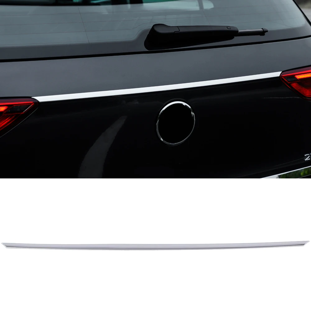 

Car Styling Accessories 1PCS Stainlesss Steel Gloss Rear Trunk Lid Garnish Trim for Volkswagen VW Golf 8 MK8 2020 2021