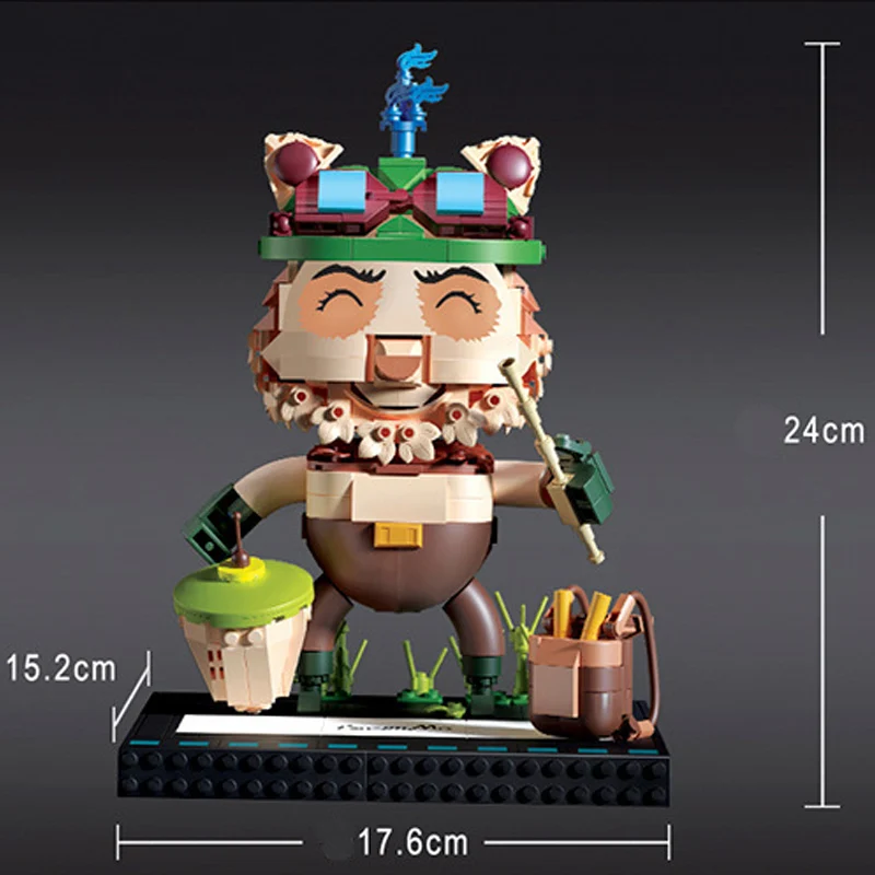 

Creative Toys BOA HANNAH TEEMO Model Building Blocks Collection Bricks Idear Constructor Model Kit Toys For Kids