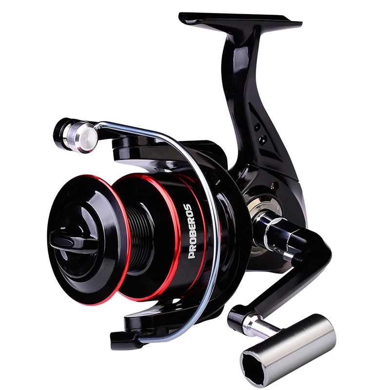 

Carretilha de pesca 500-7000 Series All Metal Spool Spinning Reel 5.2:1 High Speed Salt/Freshwater Fishing Reel 8KG Max Drag