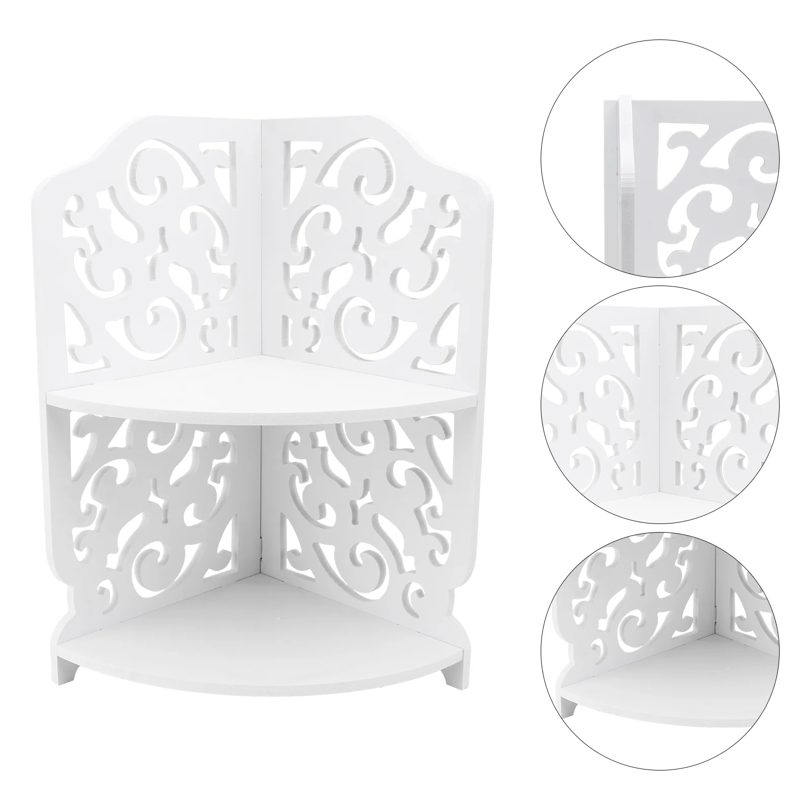 

1pc Multifunction Rack Home Sundry Organizer Storage Shelf for Home (White)