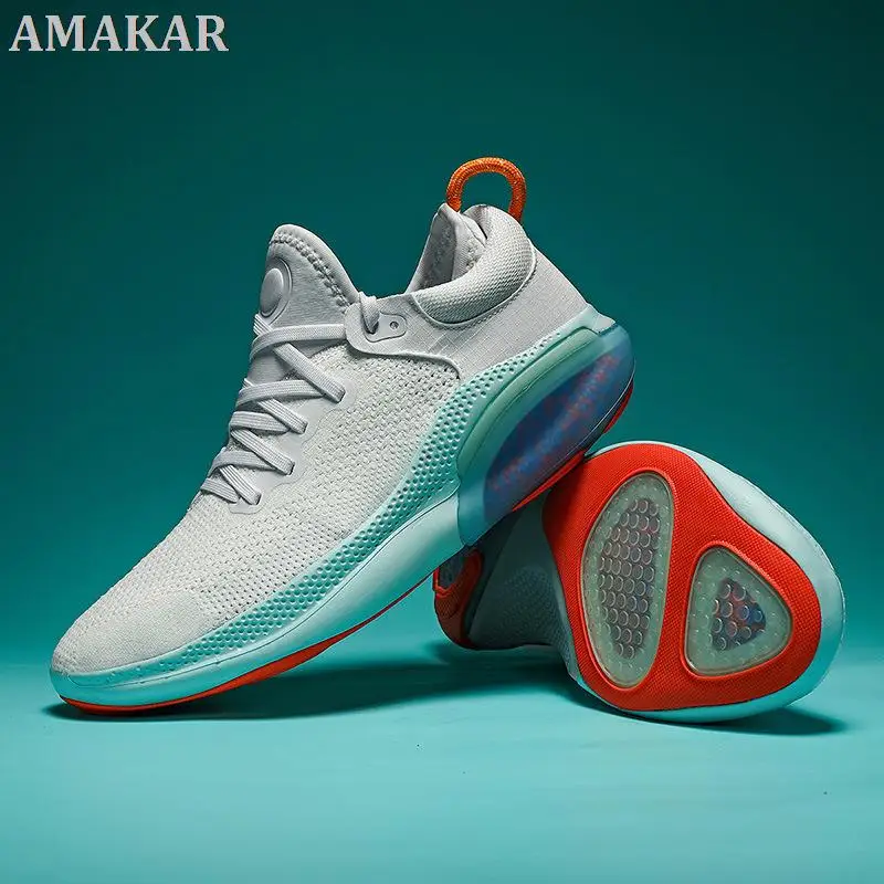 

Running Shoes Men Summer Air Cushion Breathable Mesh Sports Shoes Tennis Sneakers Soft Bottom Fashion Shoes Outdoor Shoes Women