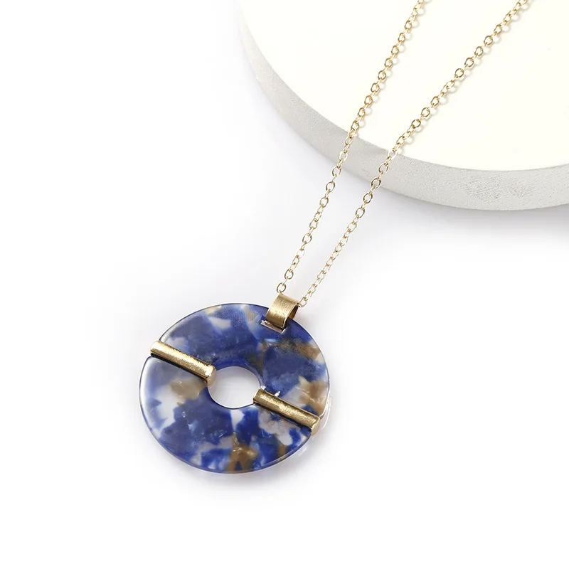 Женская леопардовый цвет акриловый цепочка ручной работы на свитер винтажная