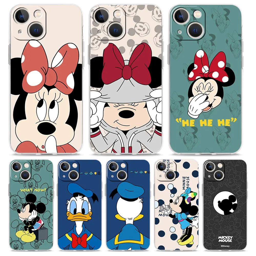 

Disney Mickey Minnie Mouse Donald Duck Case for Apple iPhone 11 Pro 7 8 Plus 6 S 5 5S SE X XS Max XR Cover Funda iPhone 11 Coque