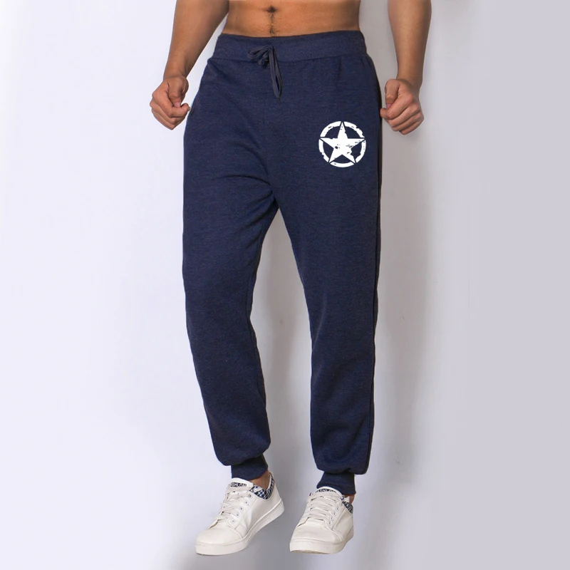 

Men's plus size multicolor sports pants spring stretch narrow leg stretch pants loose plus size casual cotton jogging pants S-3X