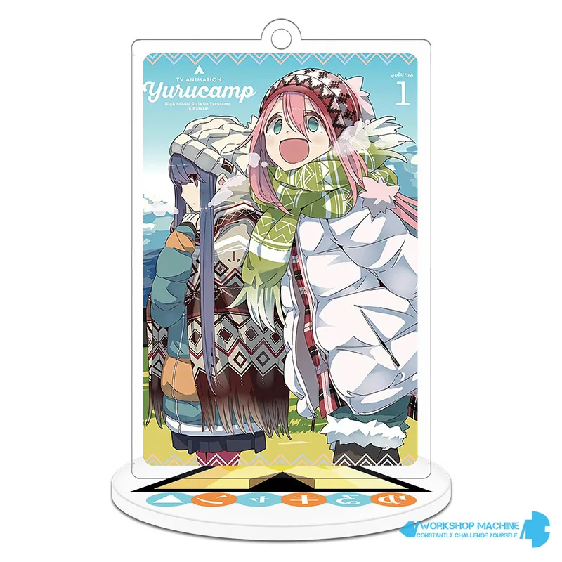 

Laid-Back Camp Nadeshiko Kagamihara Chiaki Ogaki Aoi Inuyama Cosplay Acrylic Animation Stand 9cm