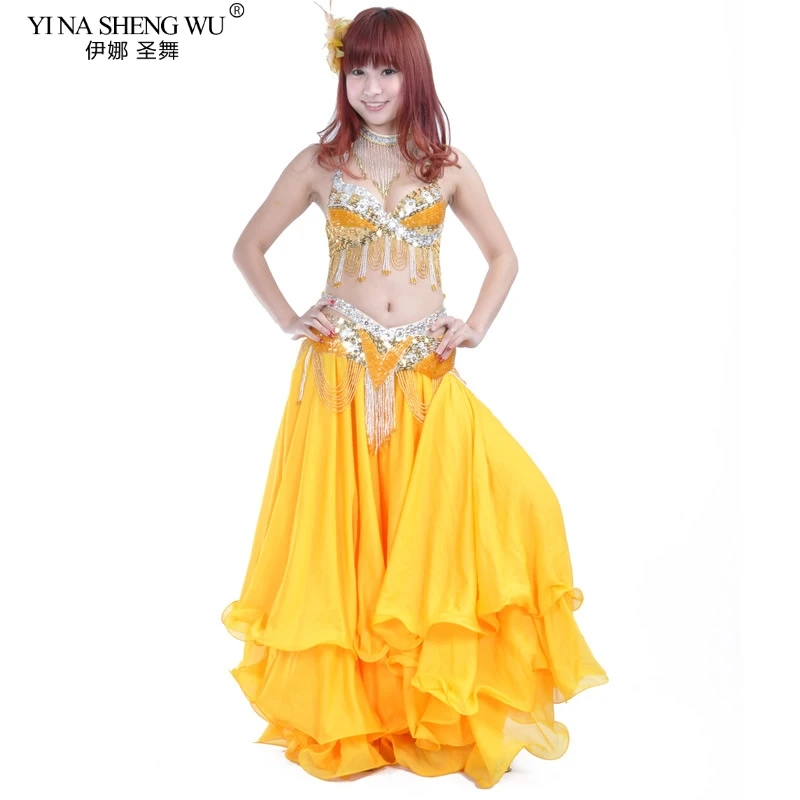 Женский костюм для танца живота откровенный бюстгальтер с кисточками и