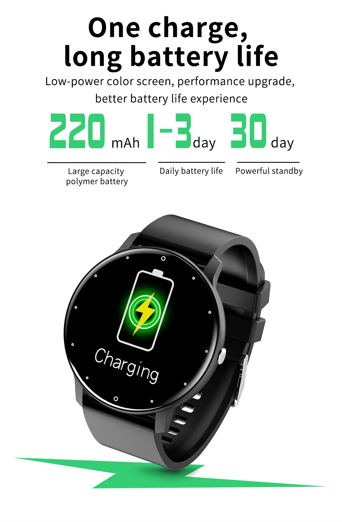

LYKRY ZL02 Smartwatch Heart Rate Blood Pressure Monitor Weather Forecast IP67 Men Women Watches Fitness Bracelet Dropshipping