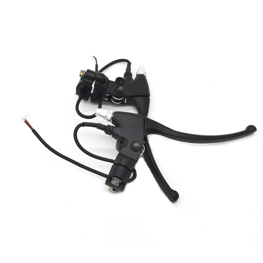 1 пара черный электрический тормоз низкий рычаг для электрического велосипеда