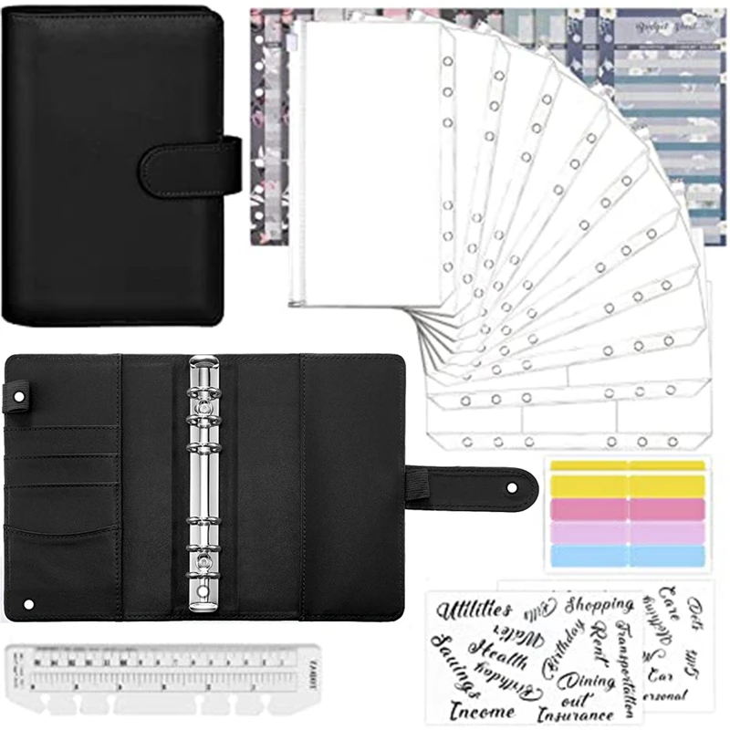 

Budget Binder Set-28 Pieces of Budget Binder,Money Saving Binder, Cash Envelope for Budget and Financial Management