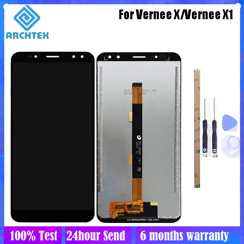 6 0 дюймов для оригинального ЖК дисплея Vernee X X1 + фотодетали 2160*1080P 100%