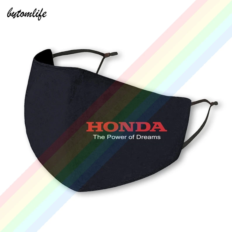 Маска с логотипом мотоцикла Honda Vector The Power Of Dreams Классическая моющаяся дышащая