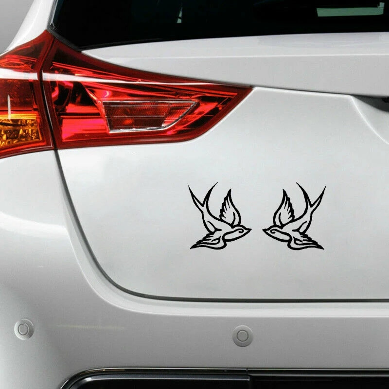 Забавная привлекательная виниловая наклейка Ласточка для стайлинга автомобиля |