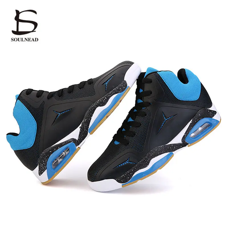 

Мужская обувь для баскетбола, с высоким берцем, на воздушной подушке, амортизирующая, удобная мужская обувь