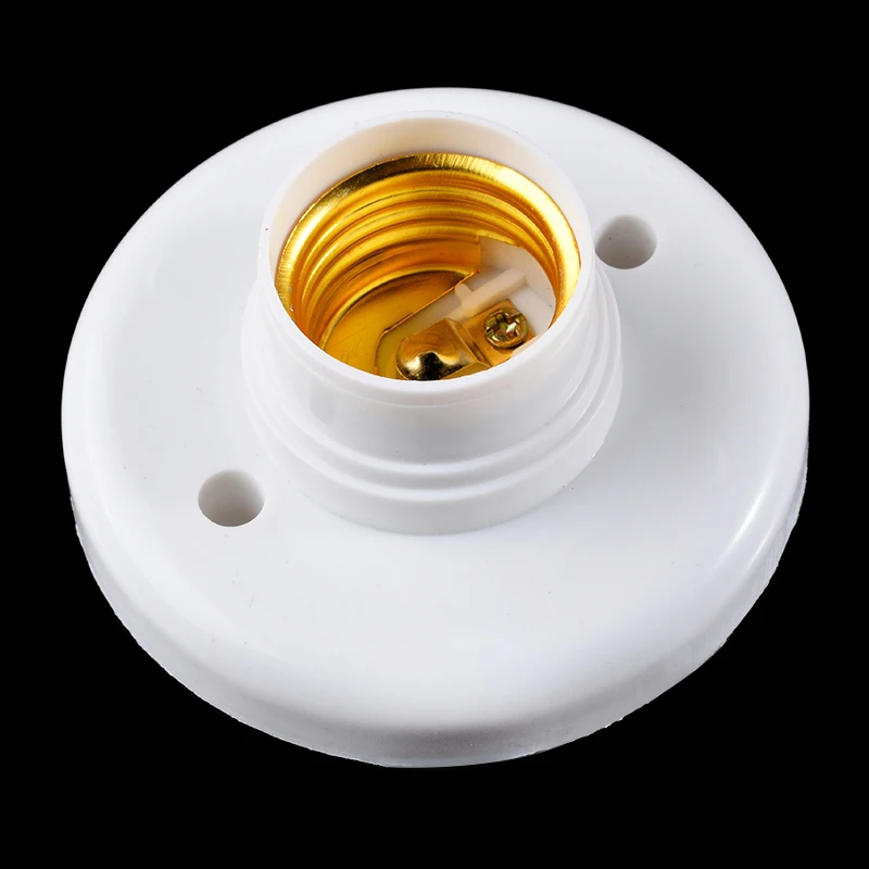 Патрон для лампы E27 патроны белых ламп с круглым патроном аксессуары освещения