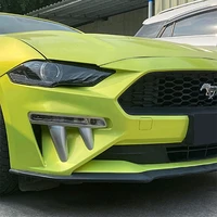 for 18 20 ford mustang car fog lamp frame modification accessories fangs styling car front lip decoration stickers