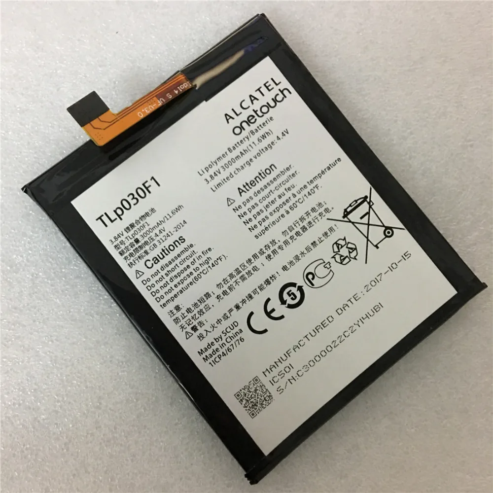 New Original TLP030F1 TLP030F2 3000mAh Battery For Alcatel One Touch Idol 4S OT-6070 OT-6070K OT-6070O OT-6070Y Mobile Phone