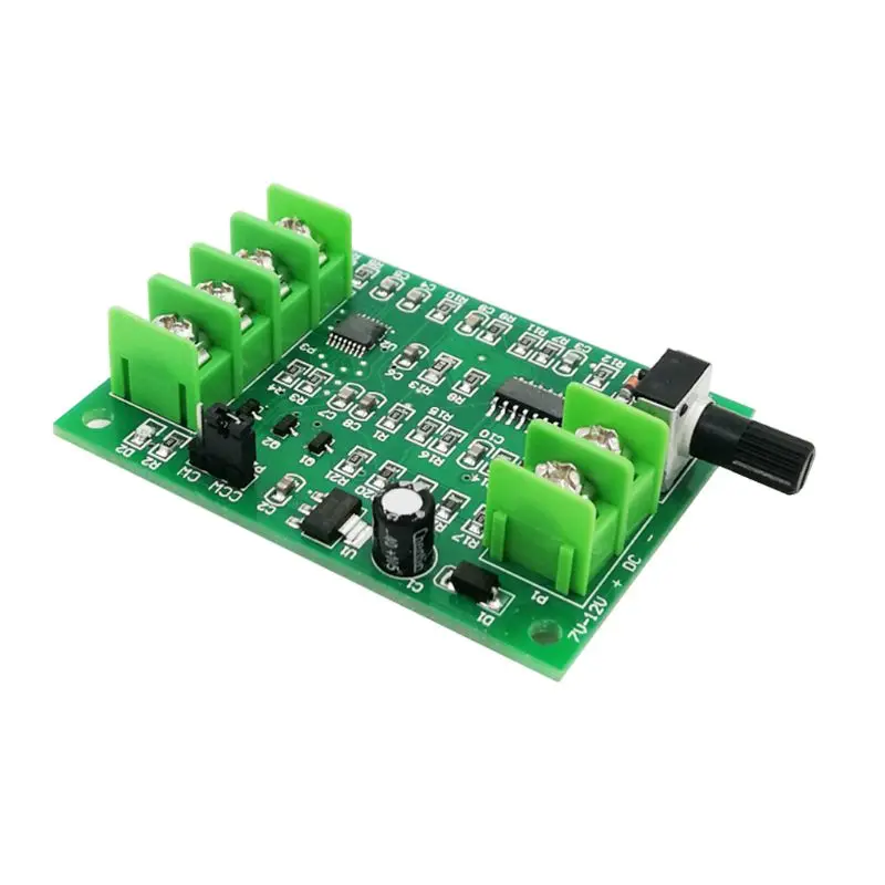 DC7 12V бесщеточный двигатель драйвер платы контроллер скорости модуль защиты тока