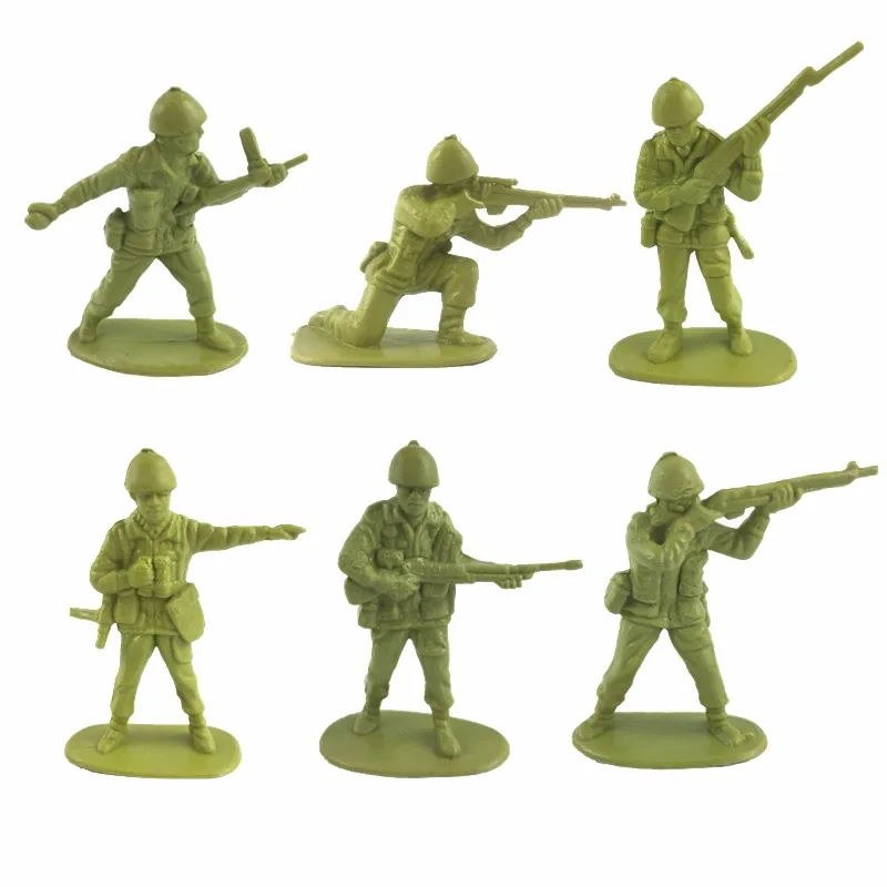 Модель солдата высотой 5 см военная песочница пластиковая игрушка солдат