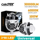 Линзы для фар Carlitek, 3,0 дюйма, 70 Вт, Bi светодиодный, 9005, 9006, H4, H7