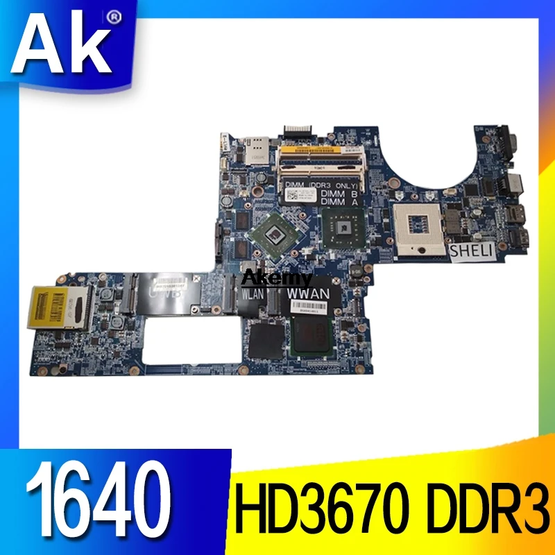 Материнская плата для ноутбука Dell Studio XPS 1640 PP35L DA0RM2MBAH0 CN-0P743D 0P743D основная плата HD3670 DDR3