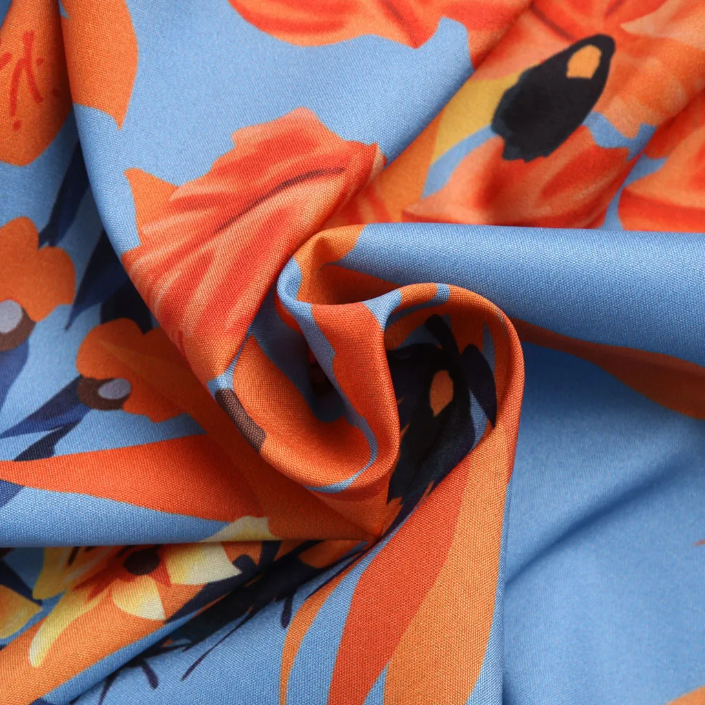 Повседневное женское Платье макси с цветочным принтом сексуальное элегантное