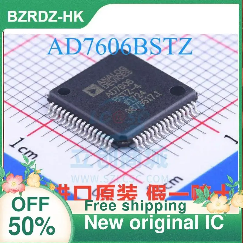 

1 шт./лот AD7606 AD7606BSTZADC LQFP-64 новый оригинальный