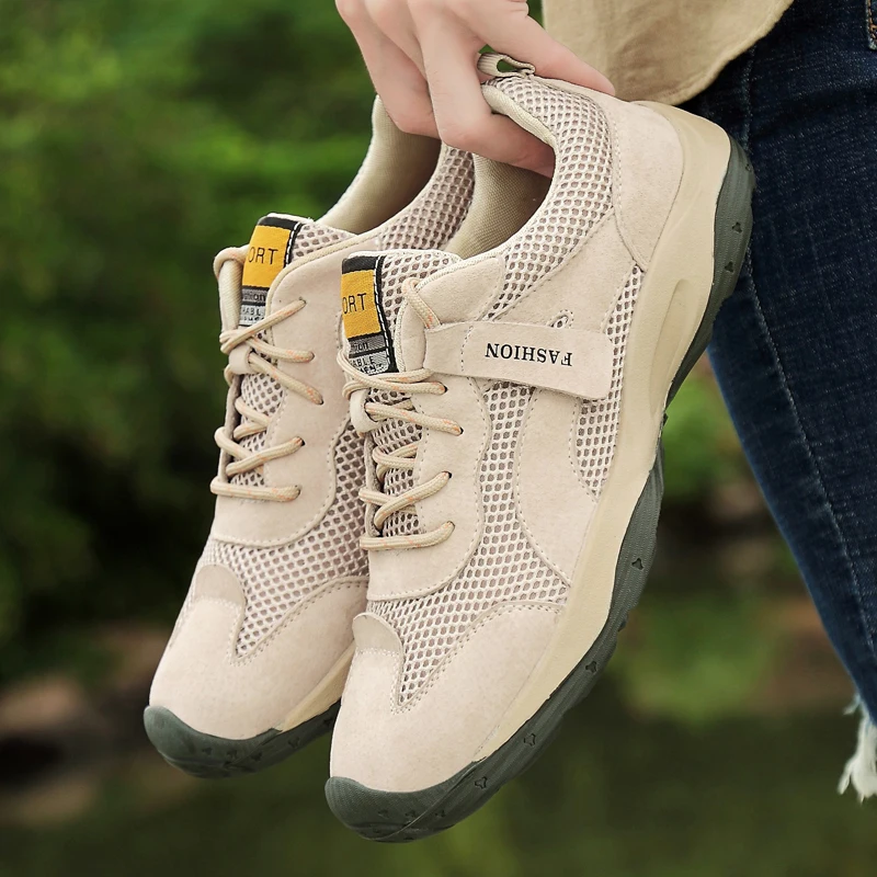 High-top Outdoor Men Hiking Shoes Waterproof Trekking Warm Mountain Shoes Climbing Sneakers Hunting Boots Zapatillas De Hombre