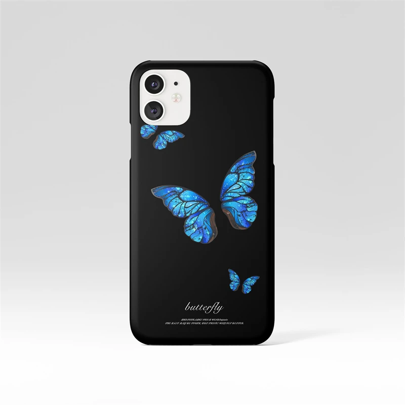 

For iPhone 13 Cute Butterfly Case For iPhone X XR XS12 11 Pro Max Mini Max 7 8 6s Plus SE 2020 Shockproof Soft Cover 2021 NEW
