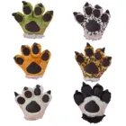 1 шт., зимние теплые перчатки в виде лап животных, 11-23 см