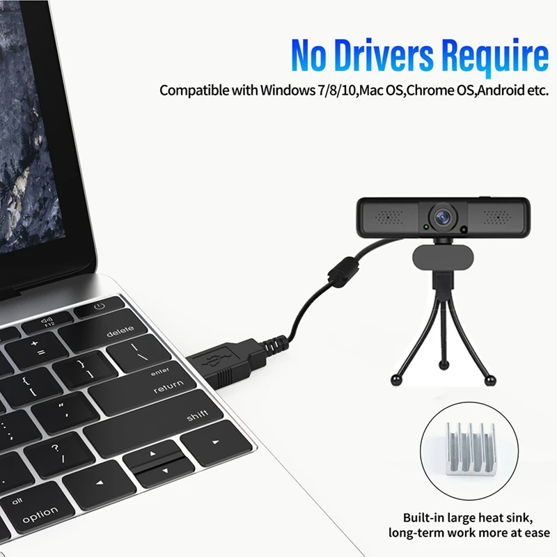 4 млн Пиксели веб камеры Автофокус USB Камера с микрофоном ноутбука настольного