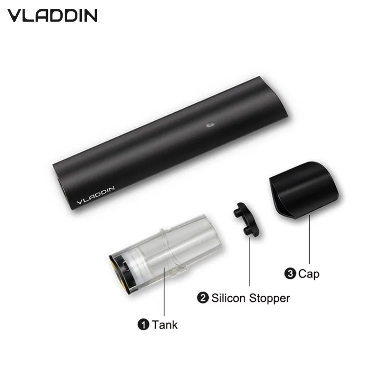 VLADDIN RE Full Kit Pod Systme Electronic Cigarettes 1.5ml 350mah Refillable Ceramic Coil Cartridge VS Voopoo Vinci X | Электроника