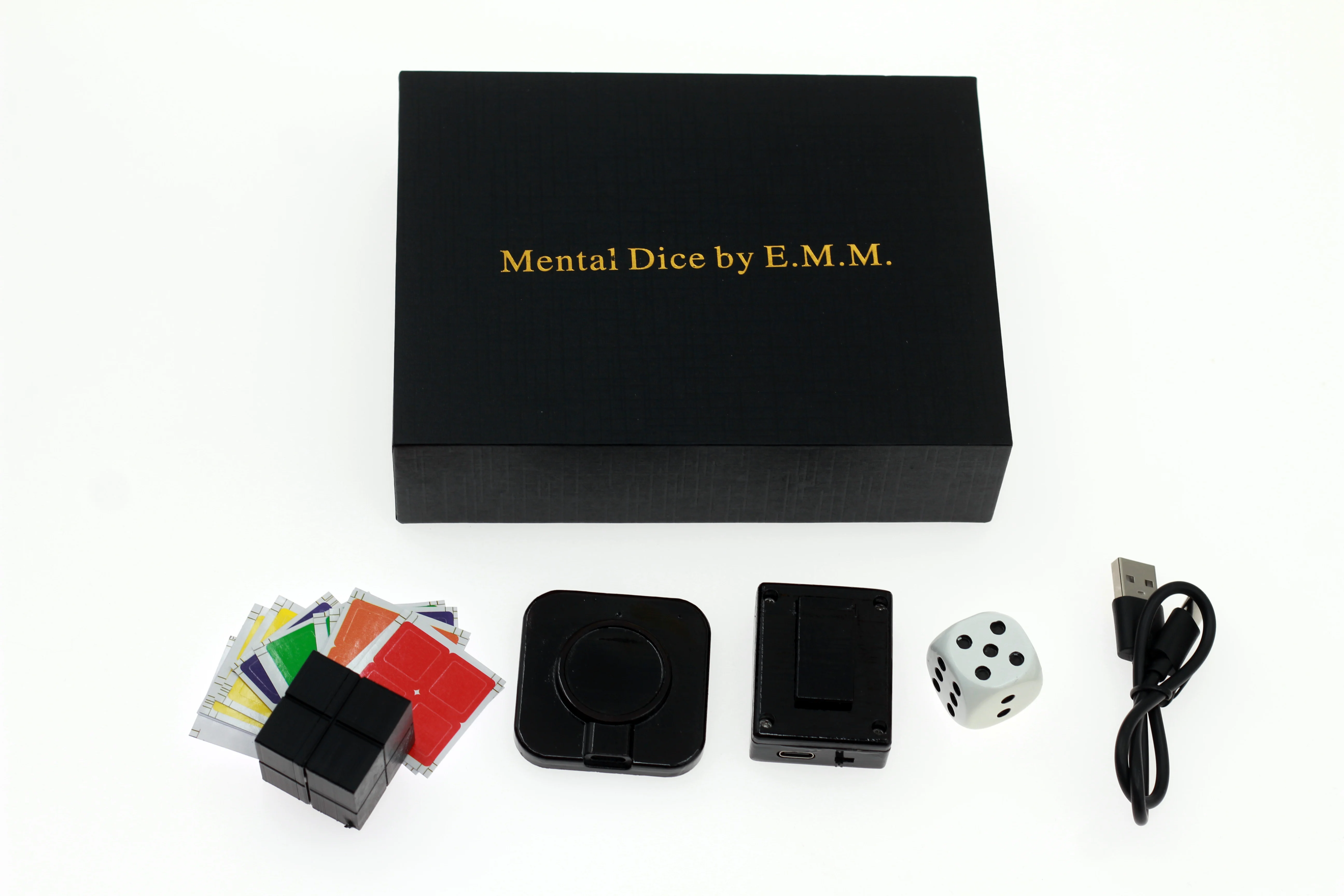Mental Dice (Cube) 2 0 реальные кости Беспроводная зарядка предсказание магические трюки