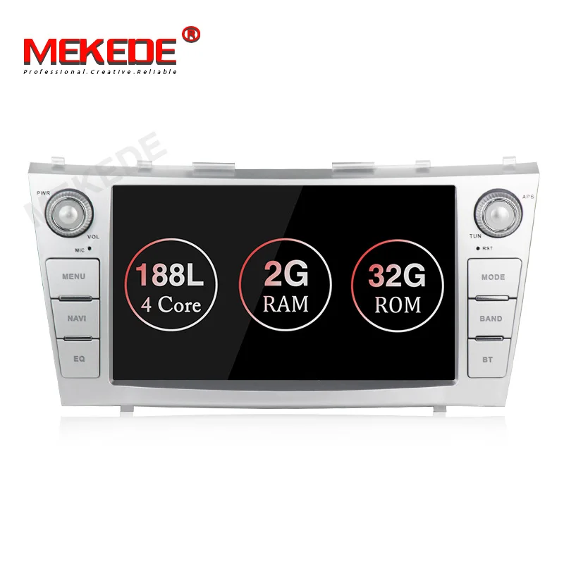 32G model MEKEDE DSP 2Din автомобильный мультимедийный плеер для Toyota Camry 7 40 50 2006-2011 Автомобильный dvd gps плеер радио кассеты wifi RDS - Цвет: 32G model