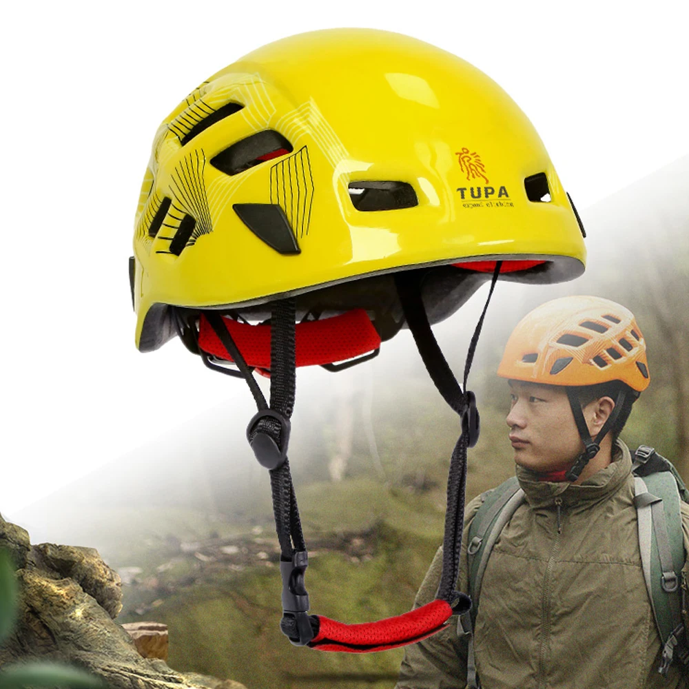 

Climbing Helmet Integrally-Molded Unisex PC+EPS Mountaineering Helmet for Cycling Hiking Road Vehicle Riding Outdoor Accessories